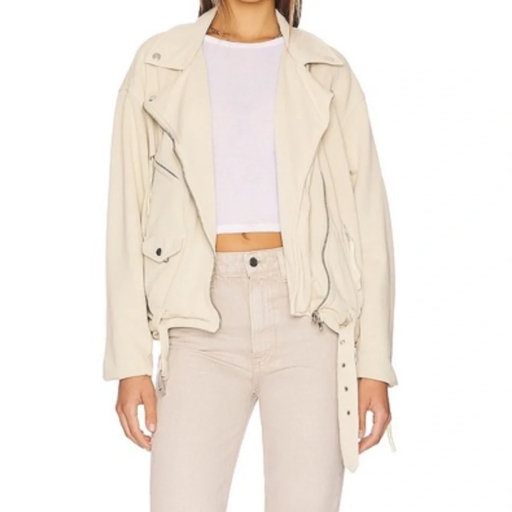 Free People We The Free Rebel Moto Jacket Size XL